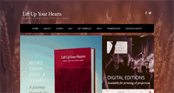 Desktop Screenshot of liftupyourheartshymnal.org